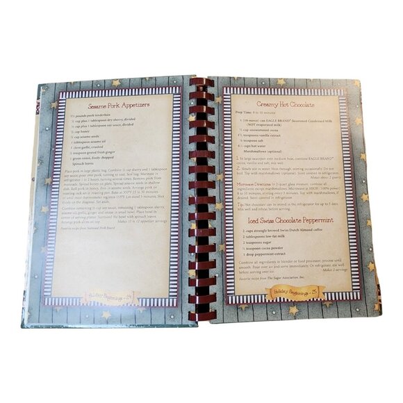 Old-Fashioned Holiday Christmas Recipe Book by Debbie Mumm Spiral Bound 2006 - Picture 7 of 11